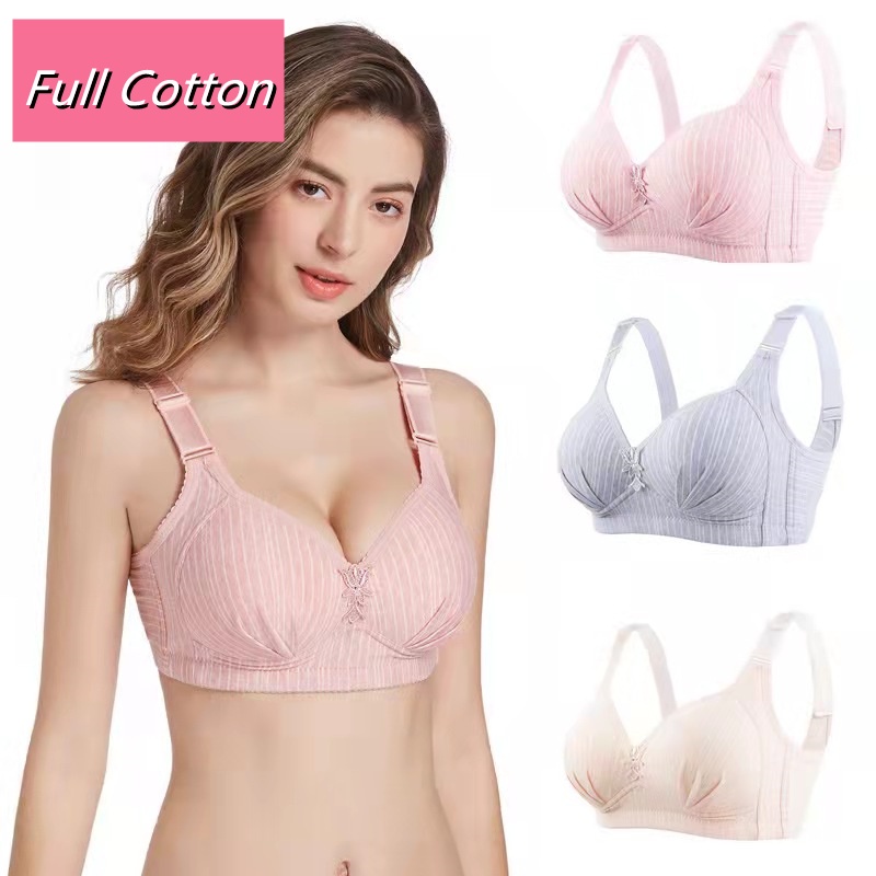 Full Cup Bra Big Size 3844 Push Up Bra Seamless Wireless Bras Soft Comfort Sport Bras Women
