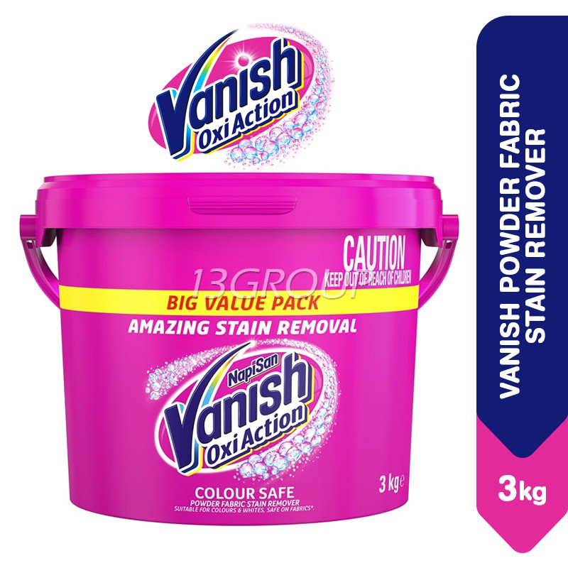 Vanish Oxiaction Powder Fabric Stain Remover 3kg Shopee Singapore