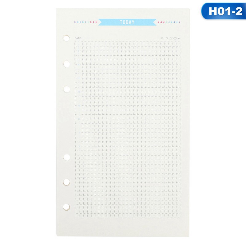 A5 Planner Diary Insert Refill NoteBook Schedule Organiser Plan Paper 40 Sheets