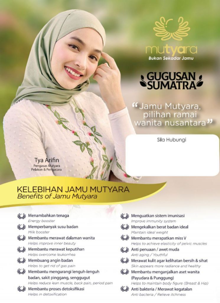 Free Gifts Mutyara Jamu Shopee Singapore