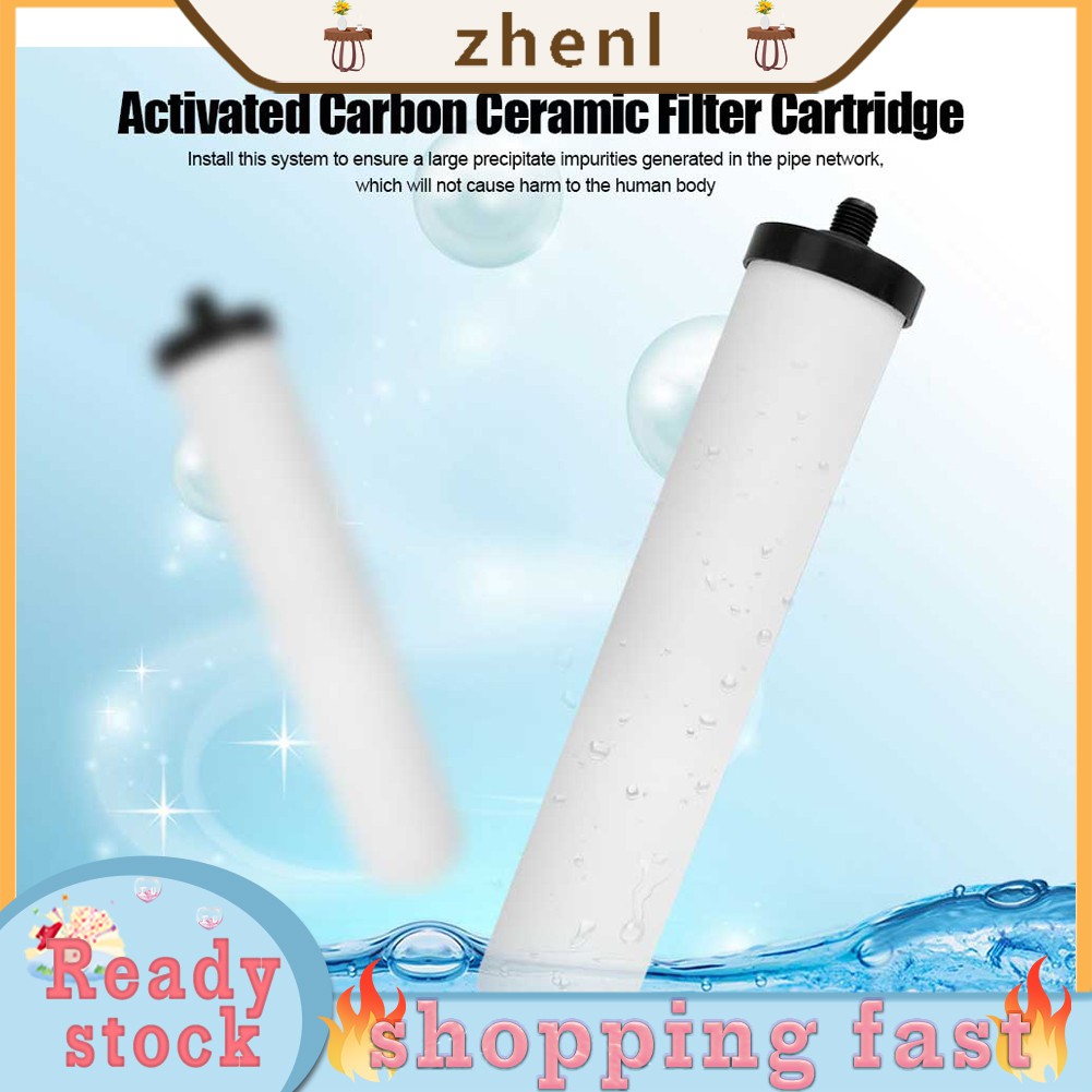 10 Inch Activated Carbon Washable Ceramic Filter Cartridge Water ...