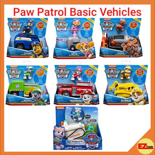 paw patrol basic vehicle marshall