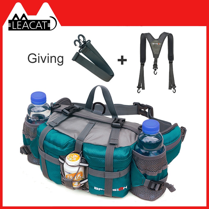 Leacat Outdoor Sports Waist Bag Hiking Cycling Climbing Backpack