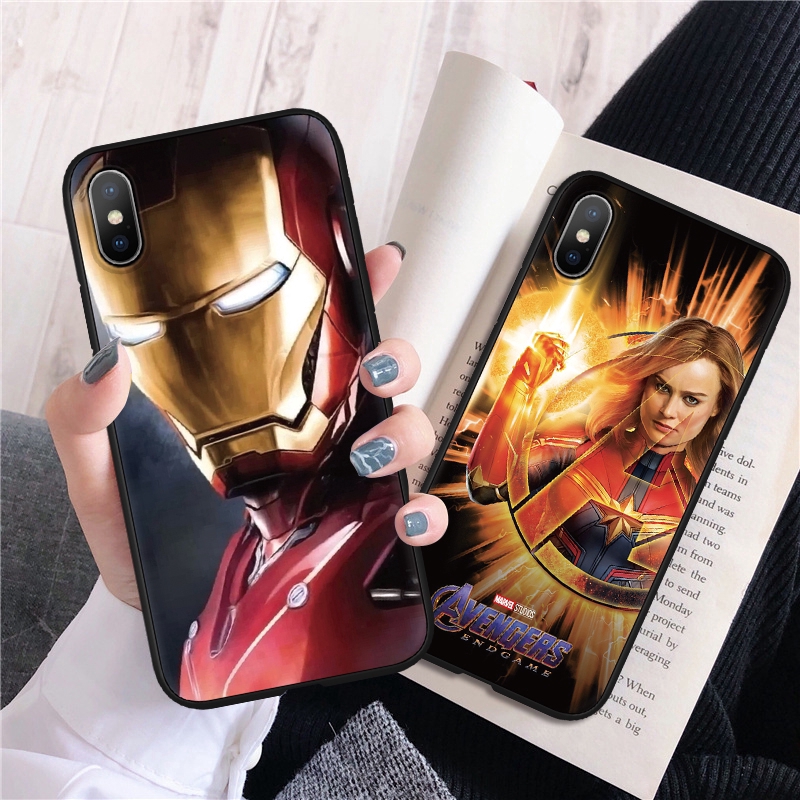 Marvel Comics Iron Man Black Soft TPU Bags Phone Cover Casing OPPO A83 F11  Pro A9 F3 Plus A77 R9 Plus R9s Plus Case | Shopee Singapore