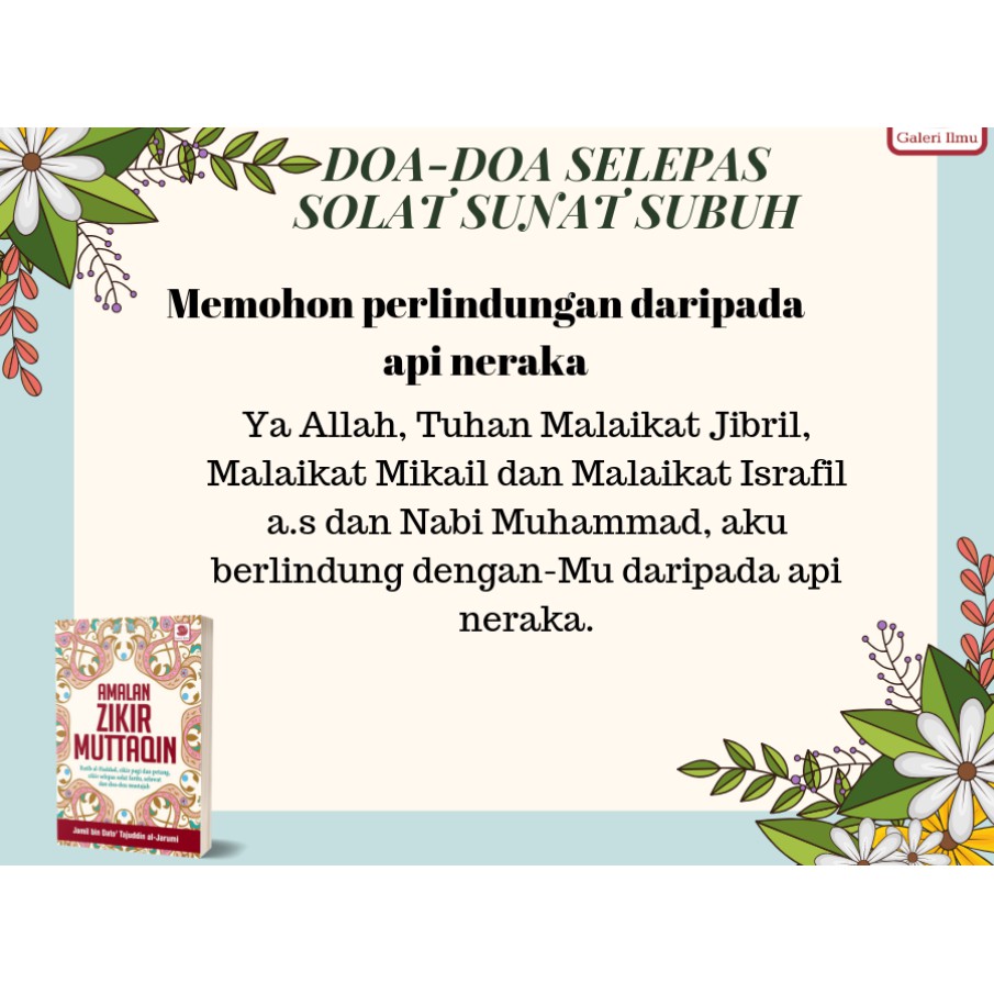 Amalan Zikir Muttaqin Shopee Singapore
