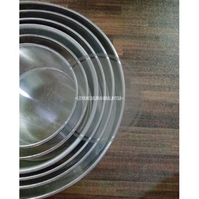Loyang Kek Murah Bulat Saiz 11x3 Shopee Singapore