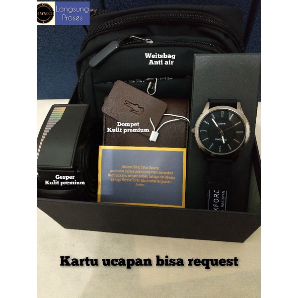  HAMPERS COWOK HADIAH ULANG TAHUN ANNIVERSARRY GIFT BOX