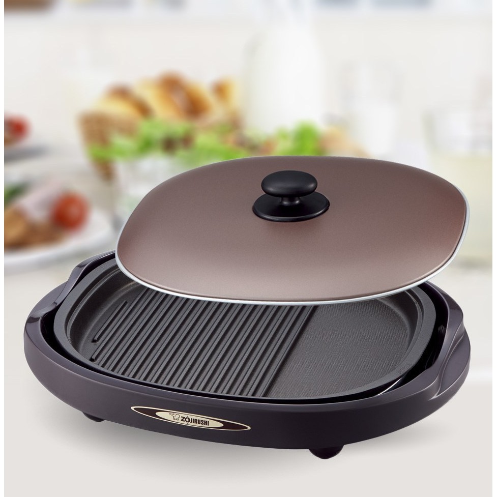 Zojirushi Electric MultiPurpose Hot Plate EABNQ10 (Brown) Shopee