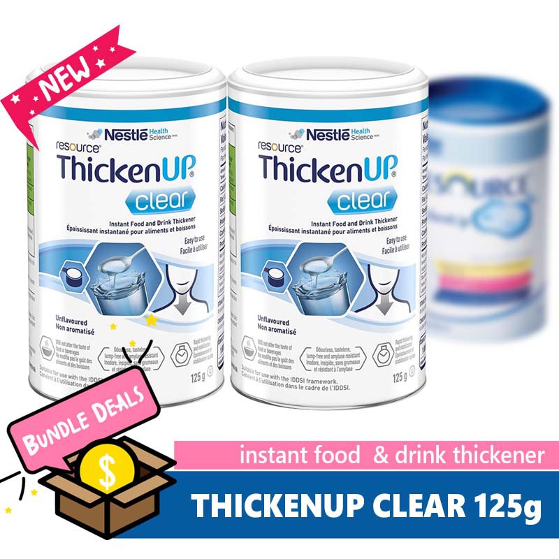 Bundle Of 2 Nestle Resource Thicken Up Food Thickener Suitable For Abbott Ensure 125g Shopee Singapore