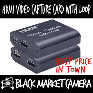 [BMC] HDMI 1080p USB Video Capture Card With Loop Output (Video Capture/Livestreaming/Gaming/Webcam)