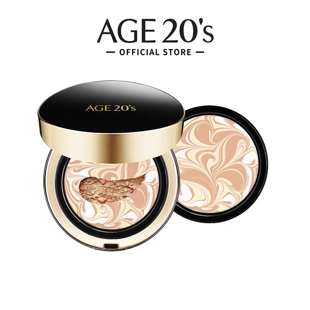 [AGE 20's] Signature Foundation Cushion Double Cover 14g x 2ea Shopee