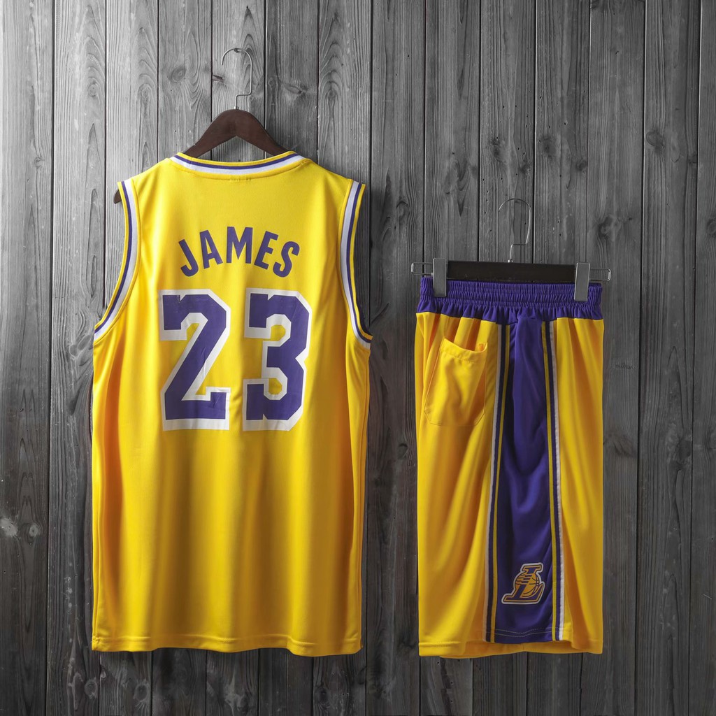 2020 Lakers 23 James Basketball Suit Ball Star Number ...