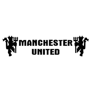 Farbname: Weiß 23 x 5,5 cm Autos Laptops WZHLI Personalisierte kreative Aufkleber Manchester United Fußball-Aufkleber für Motorräder 