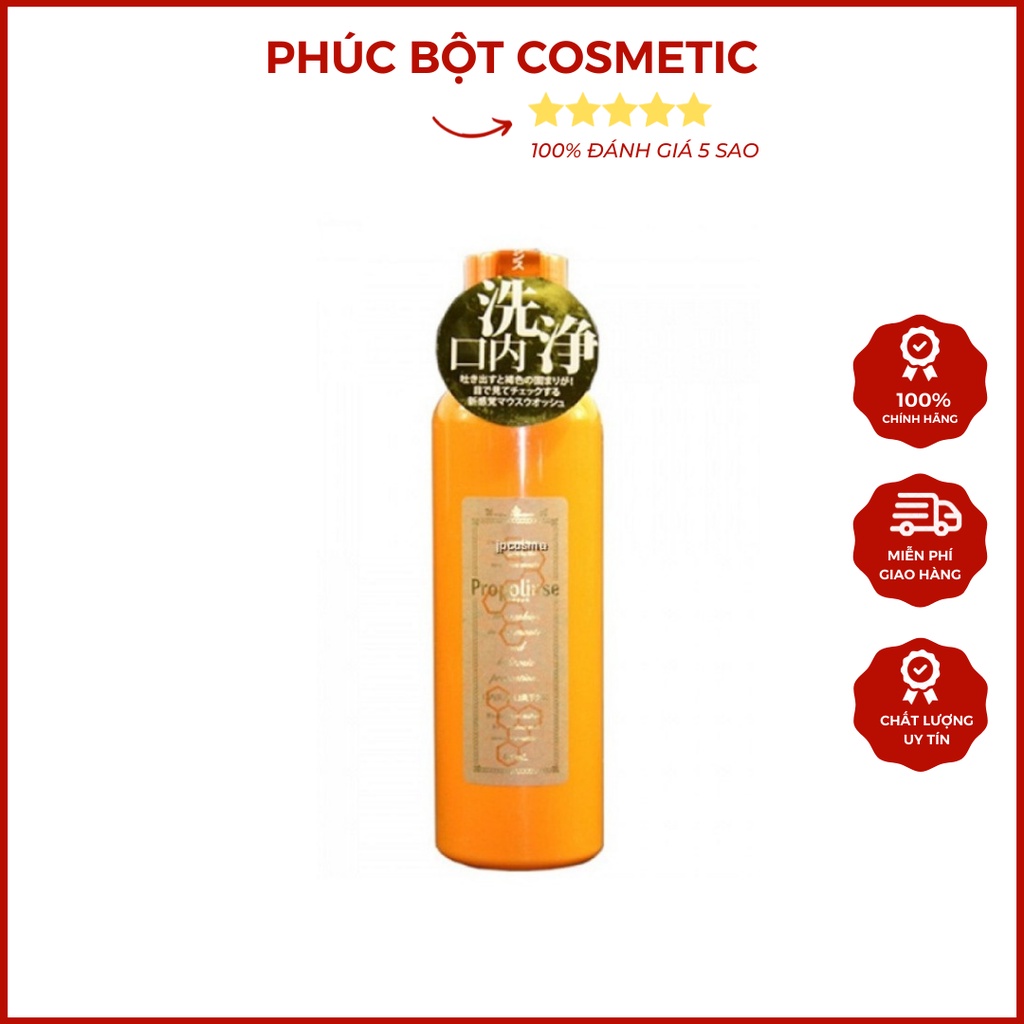 Japanese Propolinse Mouthwash Removes Plaque To Reduce Bad Breath For A