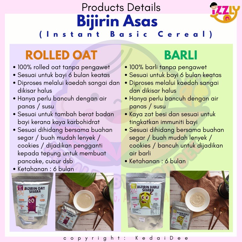 Hot Combo Set Makanan Bayi 7 Bulan 7 Months Old Baby Food Set Izliyah Kitchen Izzly Natural Baby Food Shopee Singapore