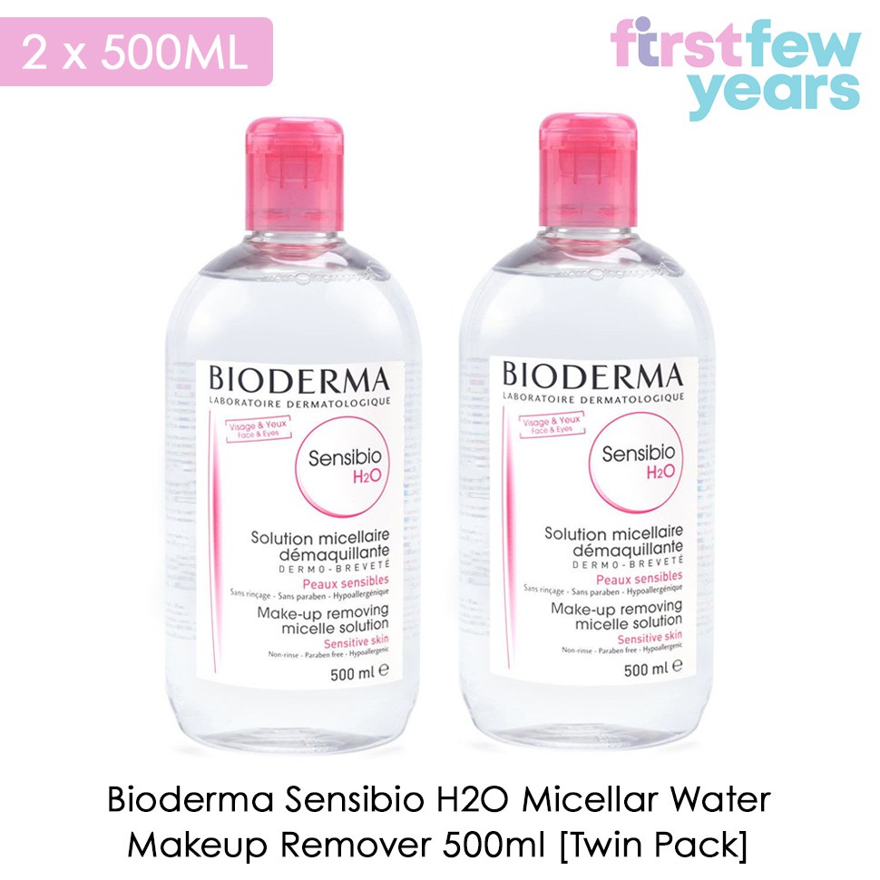 [Bundle] Bioderma Sensibio / Sebium H2O Micellar Water Makeup Remover