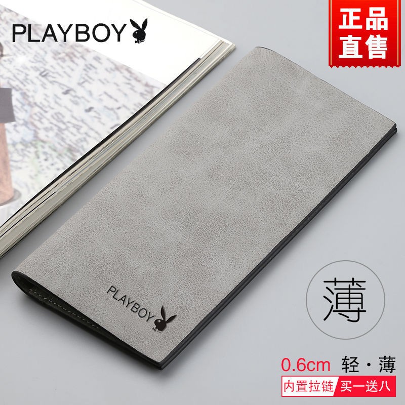 钱包 热卖 Stylish Men S Long Wallet Wallet花花公子多卡位男士钱包长款青年皮夹日韩休闲钱包超薄钱包潮 Jinjiaj Sg Shopee Singapore