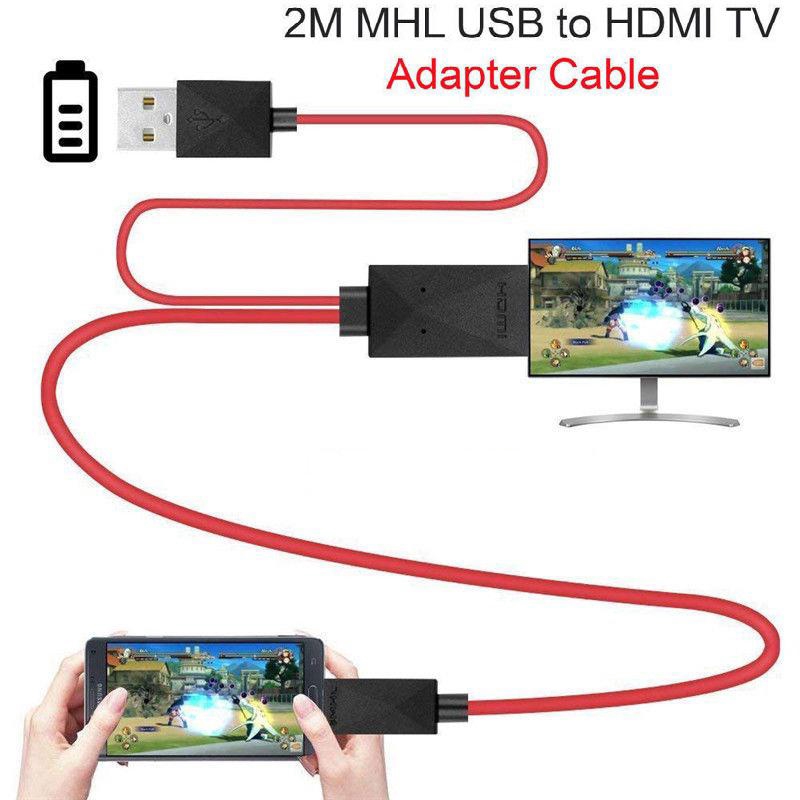 Micro Usb To Hdmi Tv Cable Adapter Mirror Hd 1080p Otg 11 Pin Mhl Charger Cable For Samsung Galaxy Note Pro Tablet Android Device Shopee Singapore