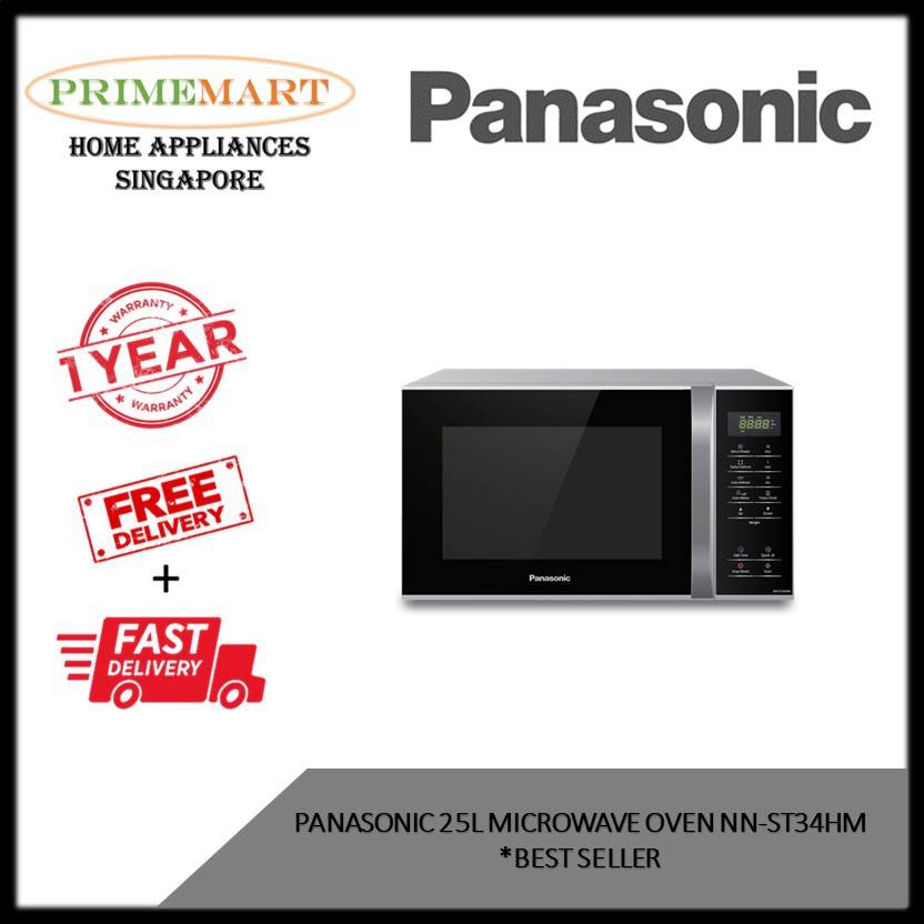PANASONIC 25L MICROWAVE OVEN * NNST34HM * BEST SELLING MODEL * 1 YEAR
