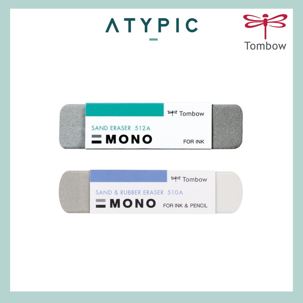 Tombow Mono Sand Eraser For Ink (Non-PVC Eraser) | Japanese Stationery ...