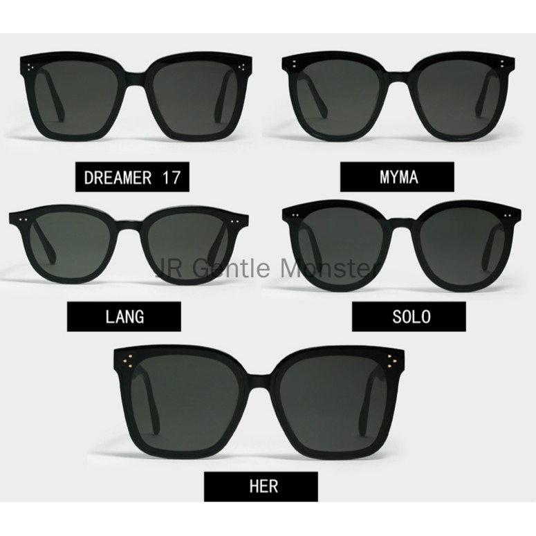 2021 New Gentle Monster Dreamer17 Her Solo Myma Lang Women Sunglasses Can Choose Black Box Shopee Singapore