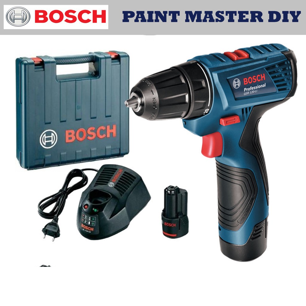 Bosch Cordless Drill Driver Gsr120 Battery Screwdriver