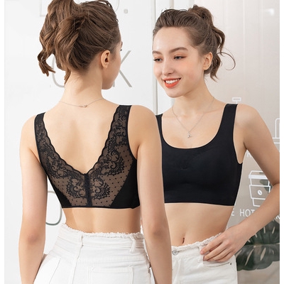 bra with back lace