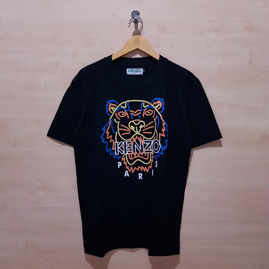 kenzo neon t shirt