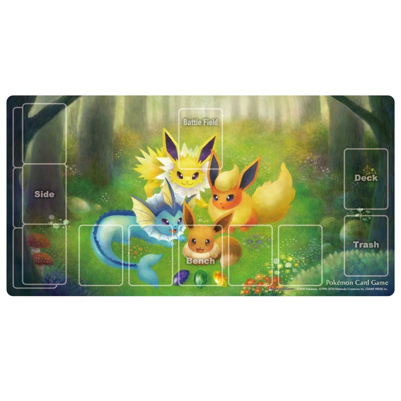 Pokemon Playmat Eevee & Evolution Shopee Singapore