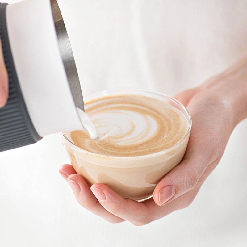 Fancy Coffee Machine七次方花式咖啡机家用小型迷你多功能咖啡壶奶泡机一体意式摩卡壶 Shopee Singapore