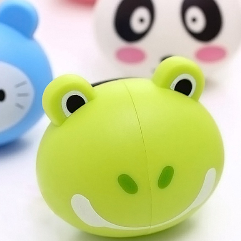 Zerama Cute Cartoon Little Snail Toothbrush Holder Kids Wall Suction Cup Mount Toothbrush Holder Stand Random Color 
