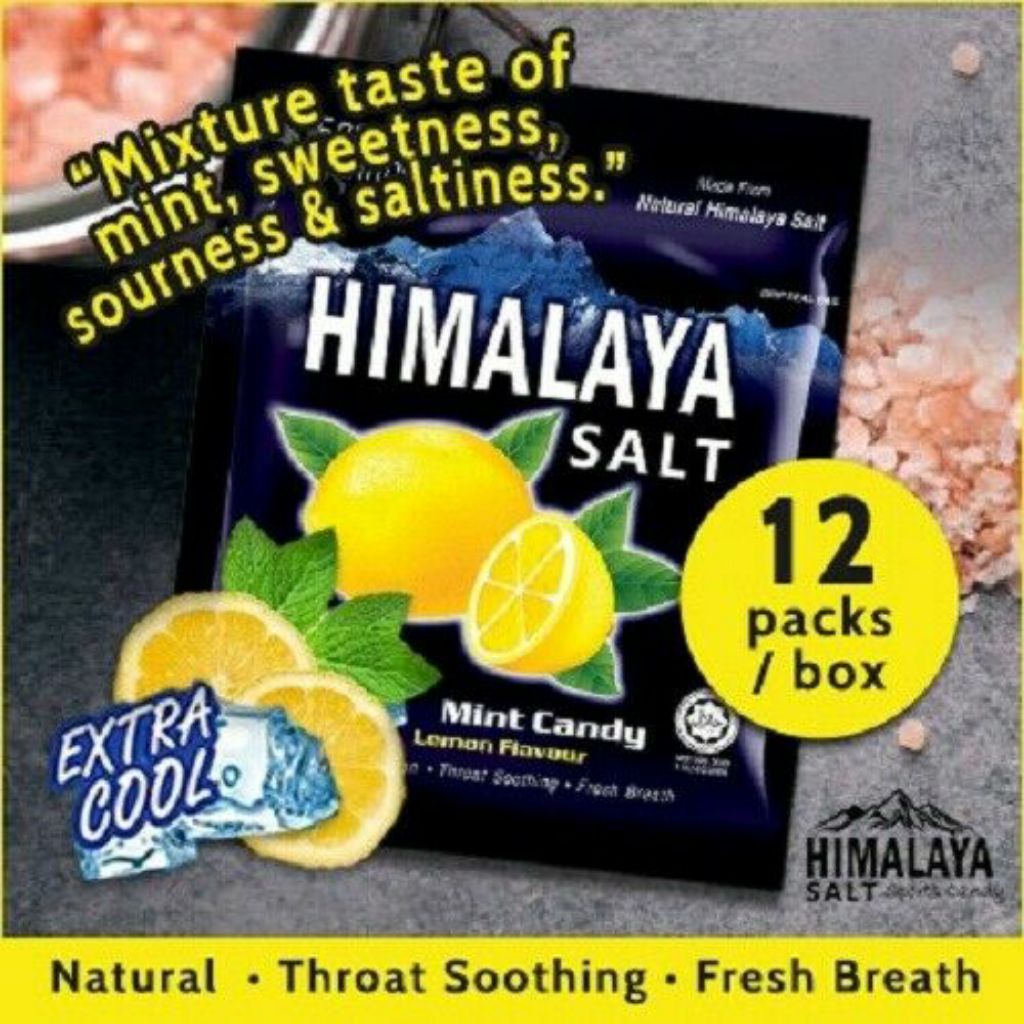 Himalaya Salt Sports Candy (12 packets per box) Big Foot, Himalayan