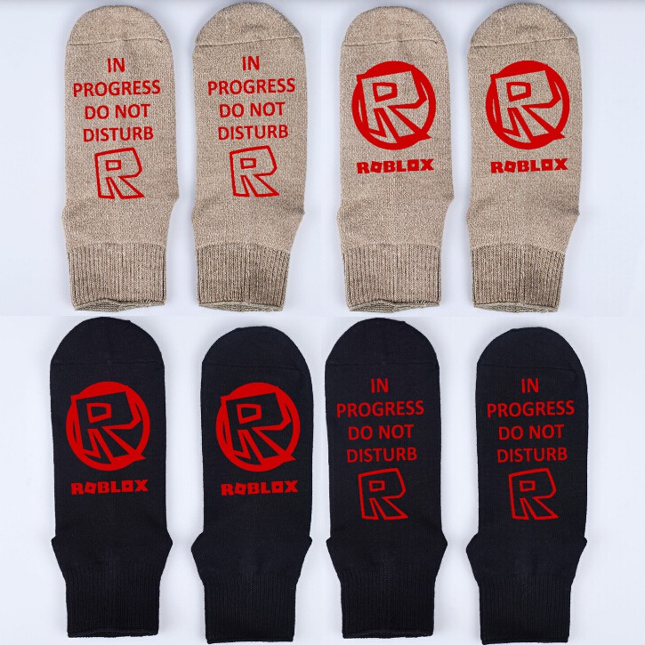 Roblox Socks Game Around Long Cotton Socks Spring Autumn Warm Women Men Couple Sock Shopee Singapore - red socks roblox