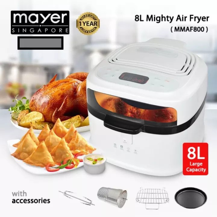 Mayer 8L Mighty Air Fryer (MMAF800) Shopee Singapore