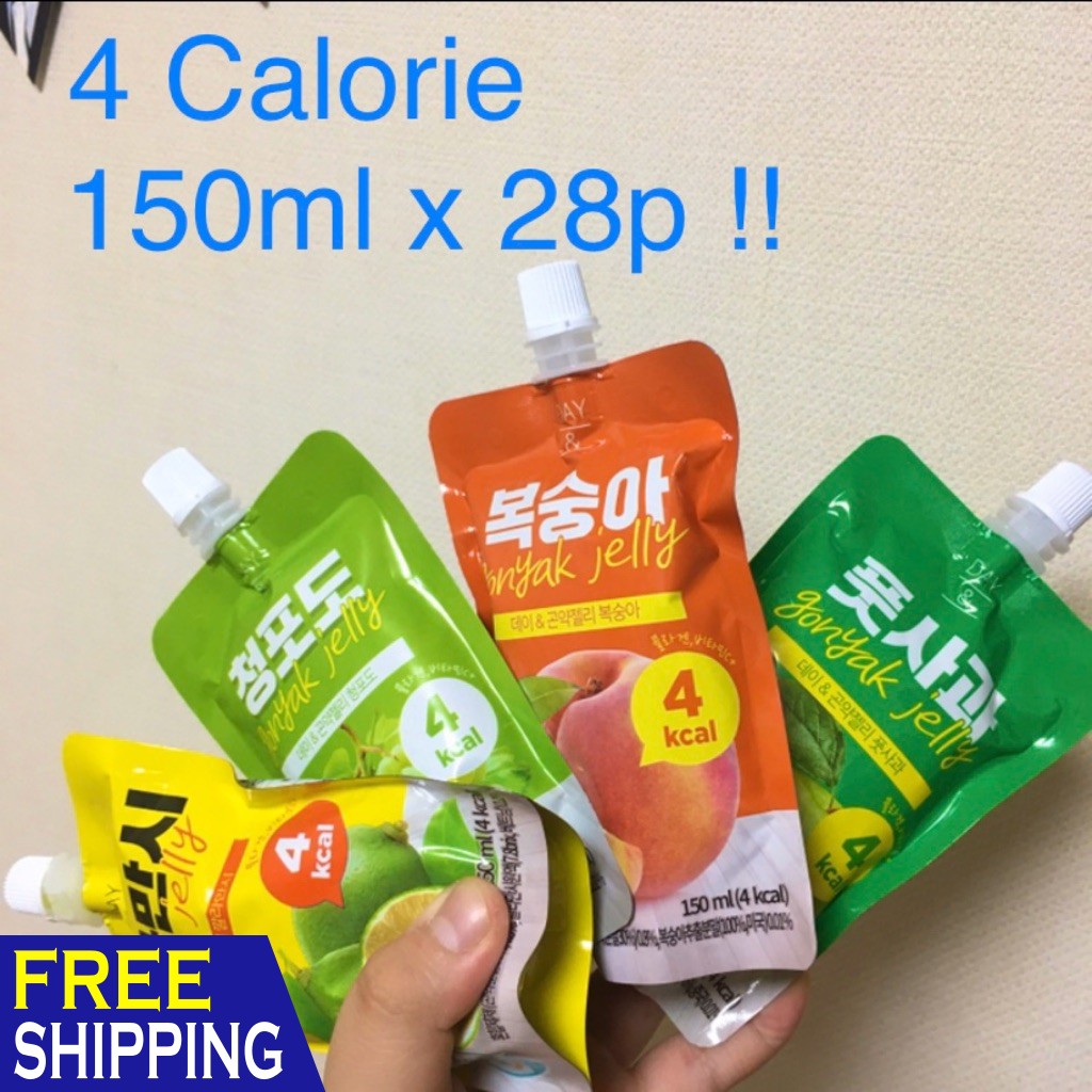 ♥From KOREA♥ 4 Low Calorie Konjac Jelly Useful for diet ...