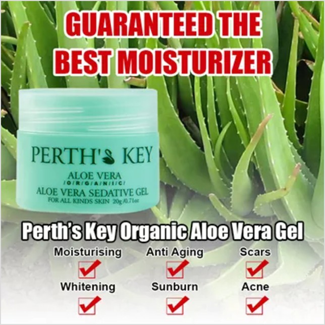 aloe vera gel is moisturiser
