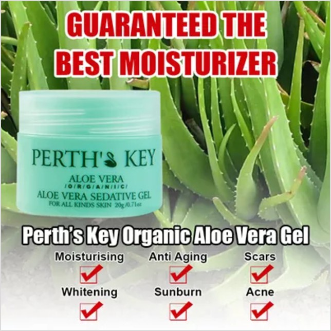 Perth S Key Aloe Vera Gel 20g Travel Size The Best Moisturiser Shopee Singapore