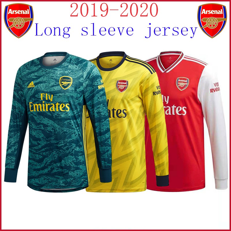 arsenal yellow jersey long sleeve