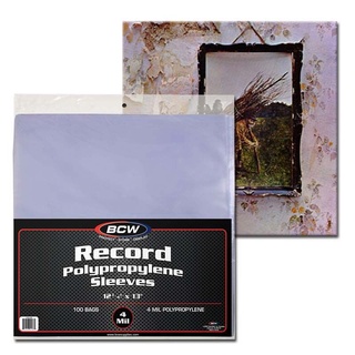 BCW 4mm Vinyl Outer Sleeves (Pack of 10s) Thick Crystal Clear Archival Acid Free