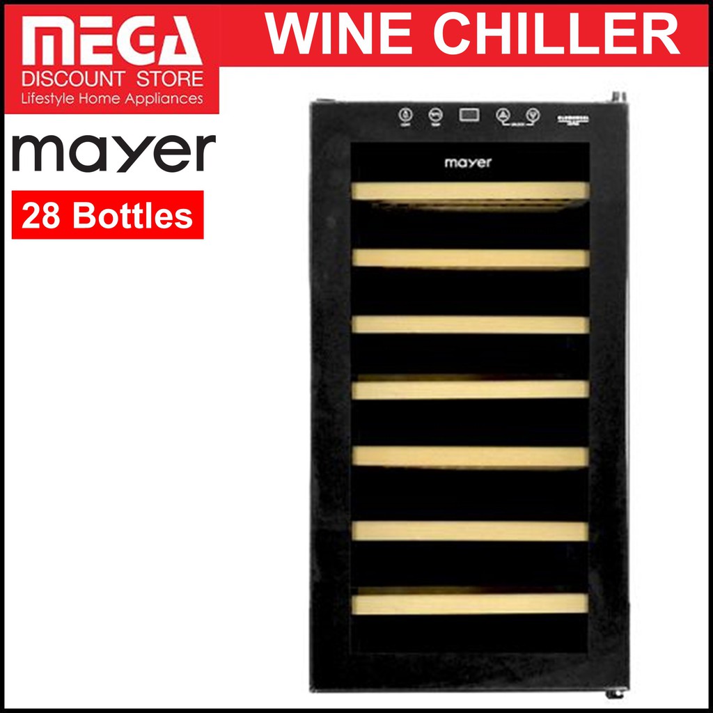 [PREORDER MID MAY 21] MAYER MMWC28MAG 28 BOTTLES 1ZONE WINE CHILLER