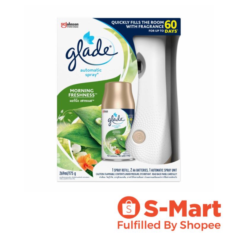 Glade Automatic Spray Starter Kit Morning Freshness 175G Shopee Singapore