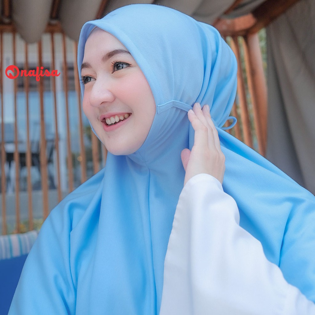 Nafisa Hijab At Home Part 2 Instant Hijab Straps Khimar Veil Non Pet Shirts Shopee Singapore
