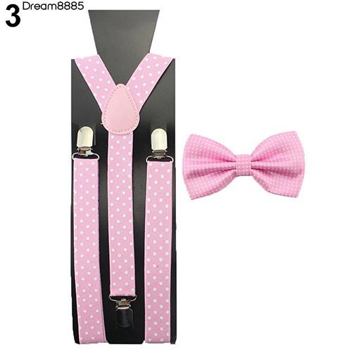 Dream8885 Kids Y Shape Adjustable Wear Suspenders Bow Tie Necktie Shopee Singapore - bow tie and suspenders candy stripe roblox