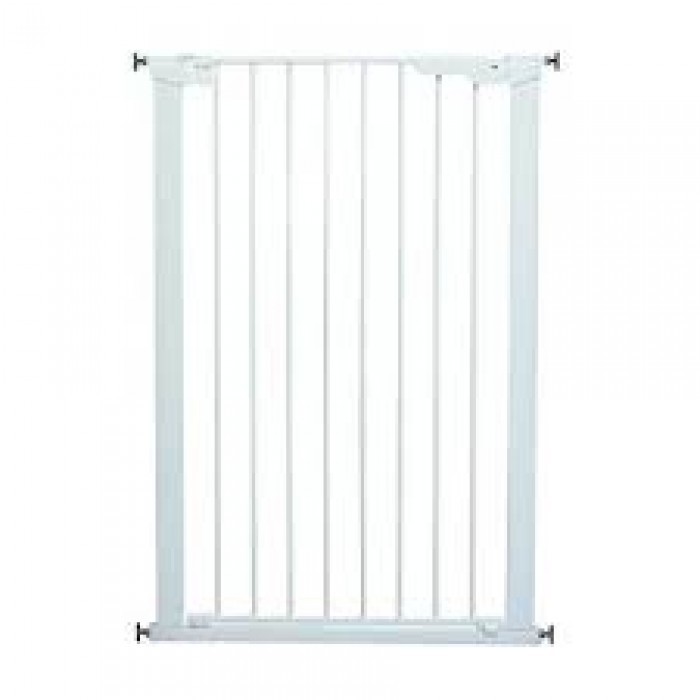 extra tall pressure fit pet gate white