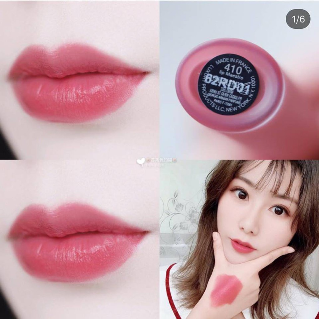 Son Kem Giorgio Armani Lip Maestro 410 Sienne Hồng Đào 