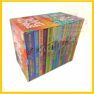 [SG STOCKS] Latest 18 Books Roald Dahl Collection Book Set Children Birthday Gift Kids Gift