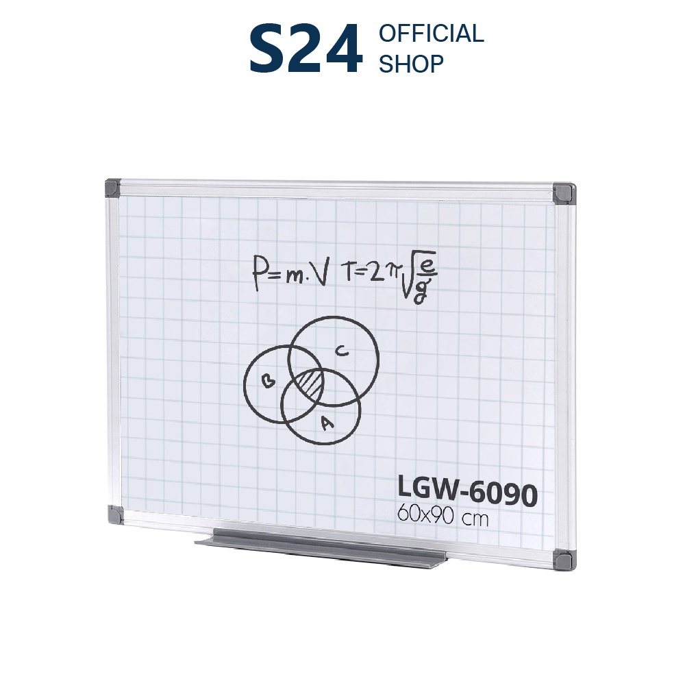 Mountain Whiteboard, Whiteboard with lines, grid lines, writing on the