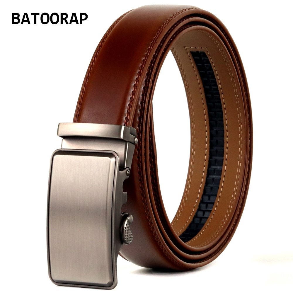 High Quality Belt Buckle Only Automatic Slide Buckle 35mm Leather Waistband 