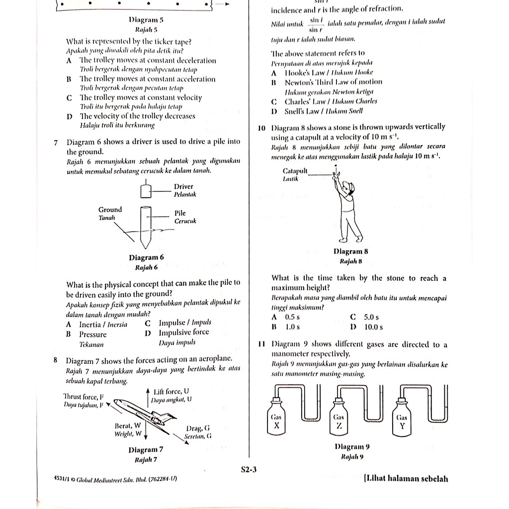 Paper Model Physics K1 2 3 Spm Paper Model Nusamas Ready Stock S Shopee Singapore