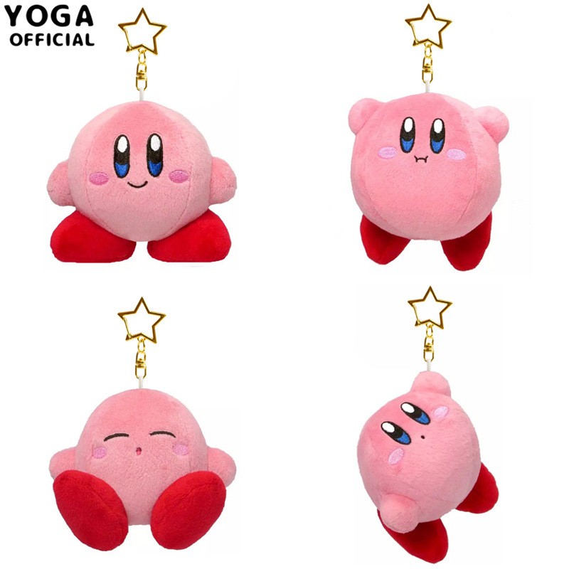 Cute Cartoon Kirby Plush Doll Pendant Japanese Pink Pendant Bag keychain  Gift | Shopee Singapore